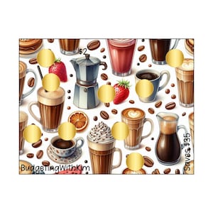 Coffee Savings Challenge Scratchers