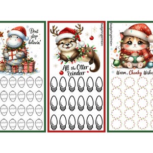Kawaii Christmas Mini Savings Challenges