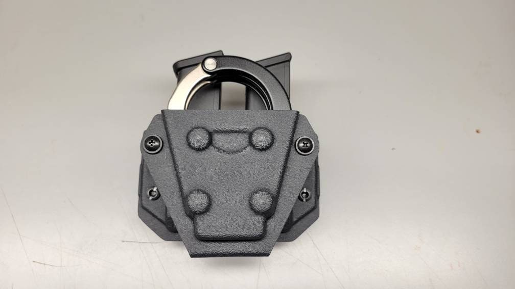 9/40 ASP Hinged Cuff Holder and Universal OWB Double Magazine Carrier