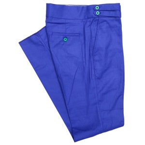 Mens Gurkha Pants, Purple Textured, Slim Straight High Waist, Flat Front Dress Trousers, Formal Wedding, Casual Chinos, Handmade Size 32