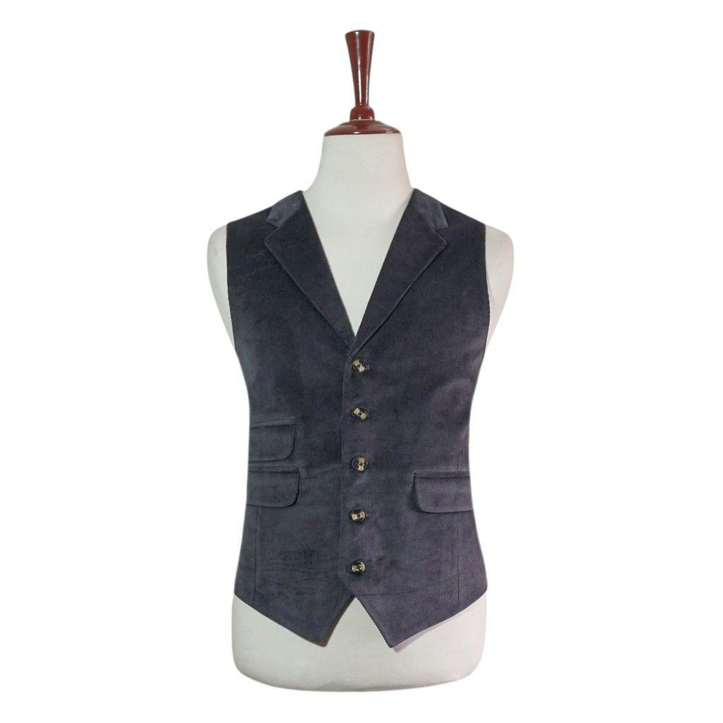 Men's Corduroy Vest YEAHDOR Men's Color Block Corduroy Vest – V