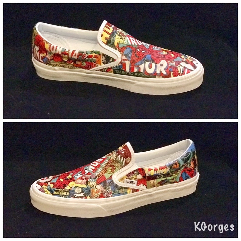 custom marvel shoes