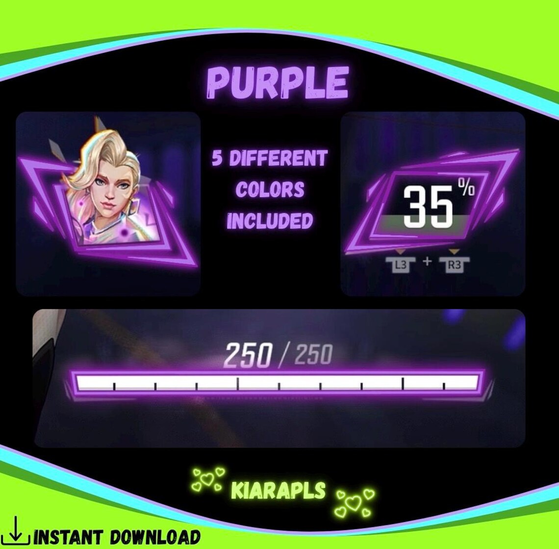 Marvel Rivals Hud Layout Colored Glow Marvel Rivals Overlays | Customizable HUD | All Heroes - Etsy