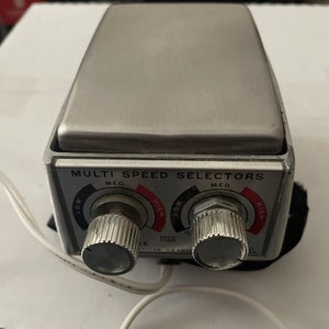 Vtg Sears Solid State Handheld Multi-Speed Vibrate Massager w/Heat, Works