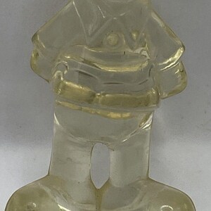 Vintage doorzichtig Mickey Mouse Disney-beeldje van hard plastic 3 afbeelding 3