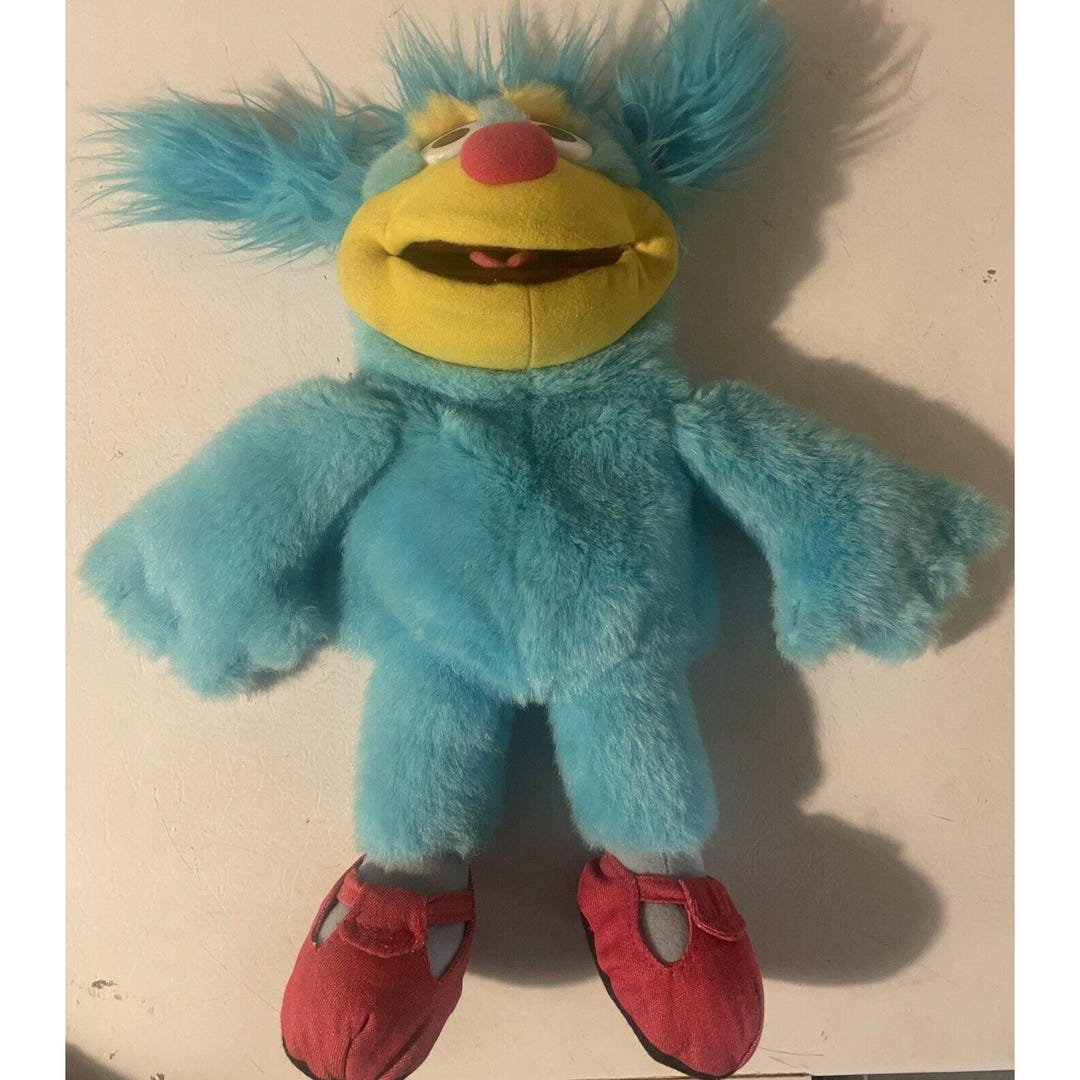 Mathmatazz Vintage Annie Blue Hand Puppet Teaching Scott Foresman Mathmatazz Plush ...