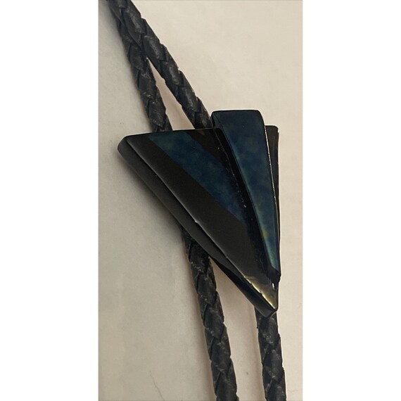 Vintage Bolo Western Triangle Tie - image 3