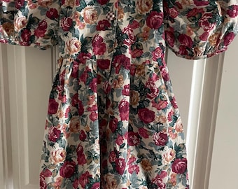 Flaw Vintage Rachel's Kids bloemenjurk meisjes feestjurk 6X