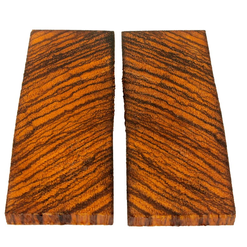 Crosscut Zebra wood Knife Scales Handle blankknife making Etsy