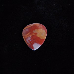 Large Stone Guitar Pick Made From Noreena Jasper