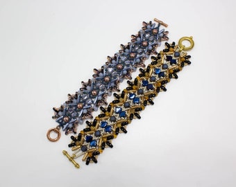 Fancy Lattice Bracelet Tutorial PDF Instant Download