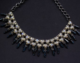 Spiked Delight Necklace Tutorial PDF Instant Download