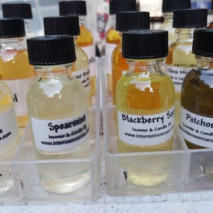 Popular Fragrances - Candle Fragrance Oils - 100% Natural - 1 oz Bottles -  For Candlemaking, Incense, more