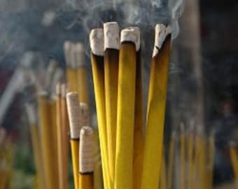 50 - Nag Champa - 11" Hand Dipped Intense Incense Sticks - Choose Wood or Charcoal Punks - Made to Order - IntenseIncense - FREE Shipping