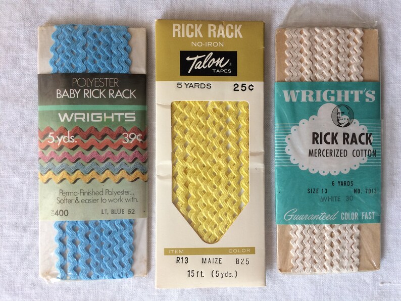 100/% Cotton Jumbo Rick Rack White, 4 Yards