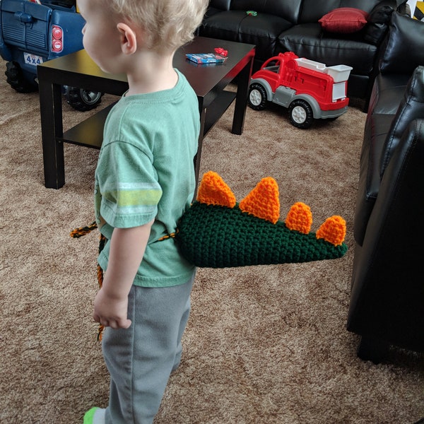 crochet pattern for dinosaur tail