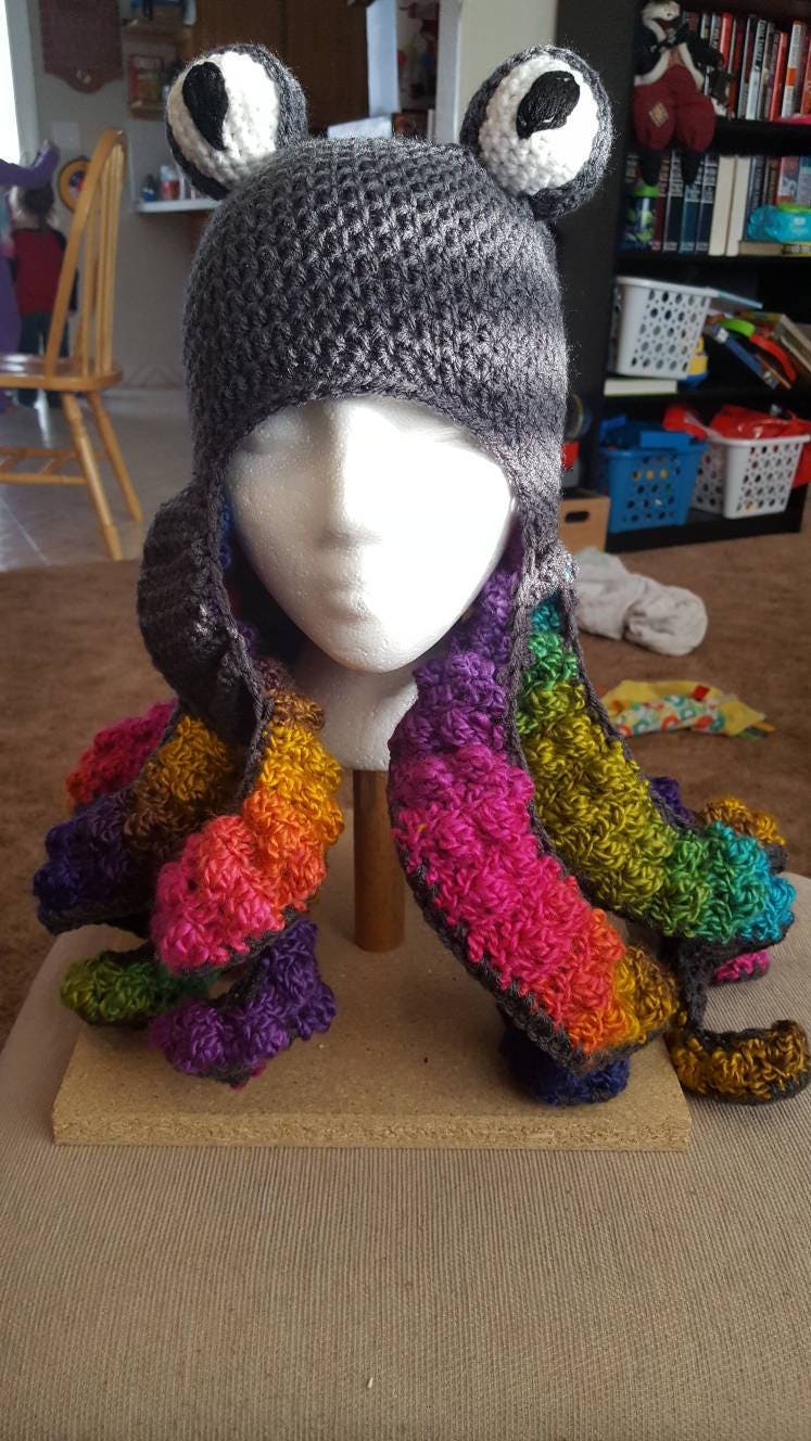 4 Octopus Hat Crochet Patterns for Playful Sea-Creature Style 2 Crochet pattern for octopus hat