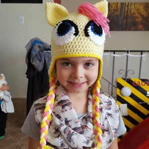 My Little Pony Rainbow Dash, Twilight sparkle, Pinky Pie and Fluttershy crochet hats