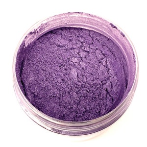 1 oz. Jar - Iris Purple Mica Color Pigment Powder (Shimmer) - for Soap Making, Resin, Epoxy, Nail Polish, Cosmetics, Eyeshadow, and more!