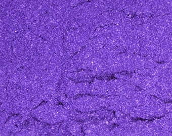 Pigmento en polvo de color violeta azul mica (brillante)