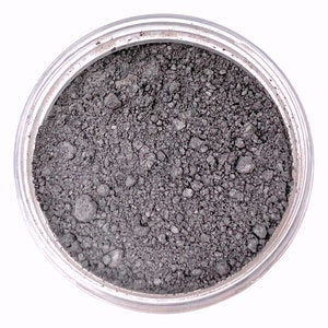 1 oz. Jar - Satin Gray Mica Color Pigment Powder (Shimmer) - for Soap Making, Resin, Epoxy, Nail Polish, Cosmetics, Eyeshadow, and more!