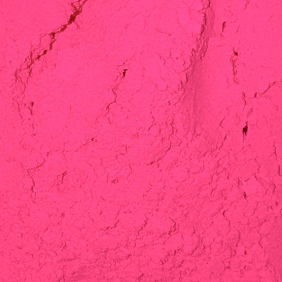 Polvo De Pigmento De Color Rosa Neon Mate Etsy
