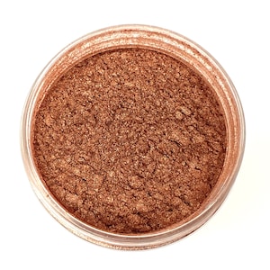 1 oz. Jar - Bronze Mica Color Pigment Powder (Shimmer) - for Soap Making, Resin, Epoxy, Nail Polish, Cosmetics, Eyeshadow, and more!