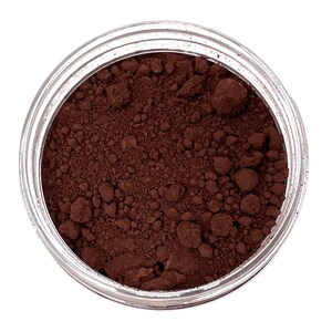 1 oz. Jar - Chocolate Brown Oxide Color Pigment Powder (Matte)