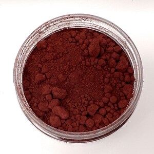 1 oz. Jar - Burgundy Oxide Color Pigment Powder (Matte)