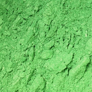 Shamrock Green Mica Color Pigment Powder (Shimmer)