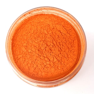 1 oz. Jar - Tangerine Mica Color Pigment Powder (Shimmer) - for Soap Making, Resin, Epoxy, Nail Polish, Cosmetics, Eyeshadow, and more!