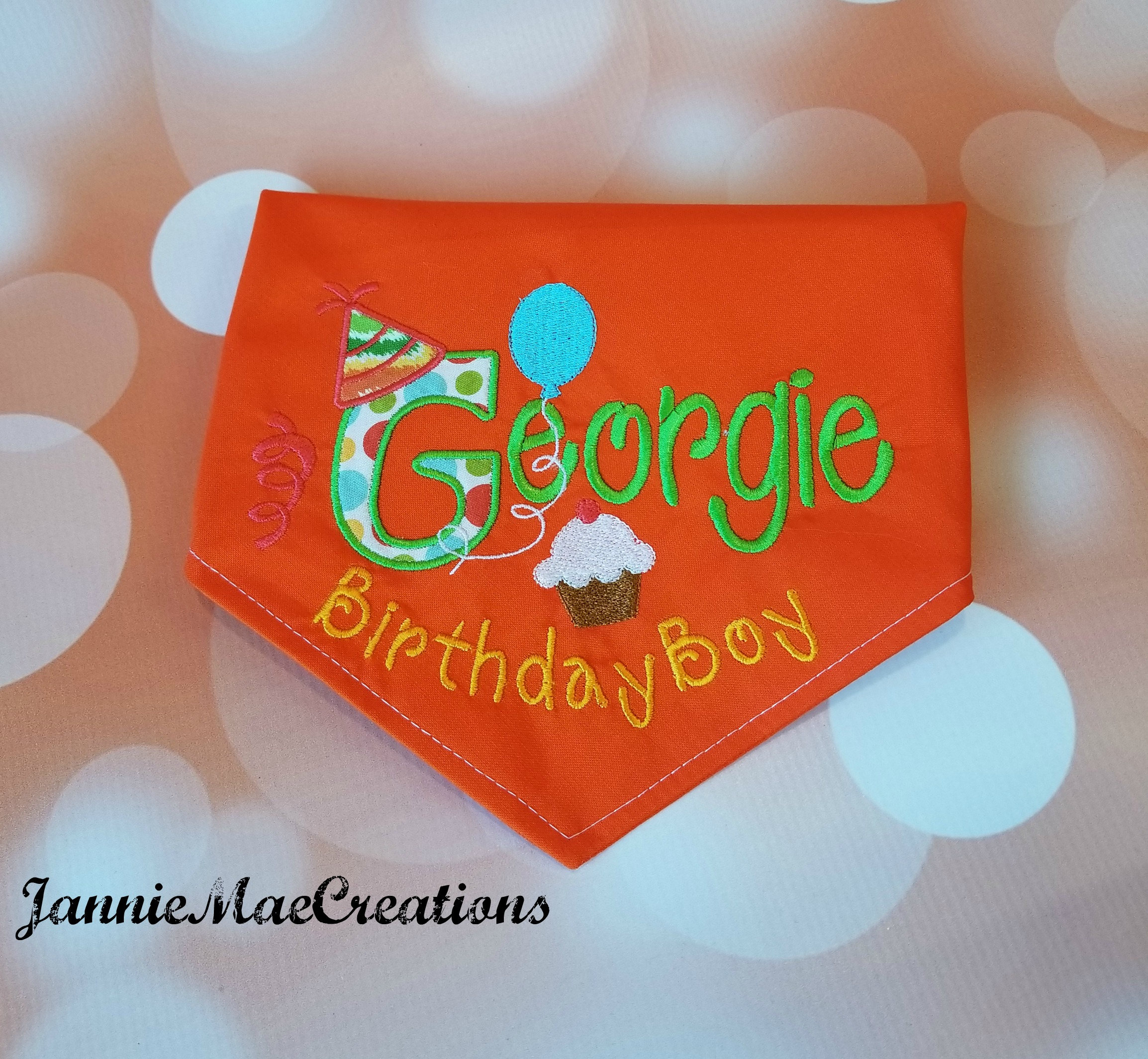 Birthday Boy Dog Bandana Personalized Dog Scarf Party Hat Etsy