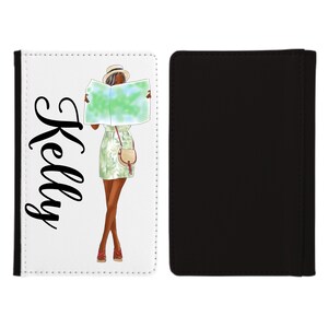 Passport cover, Passport holder, Passport gift, Passport cover with name, Passport wallet, Personalized passport cover, World Traveling Diva