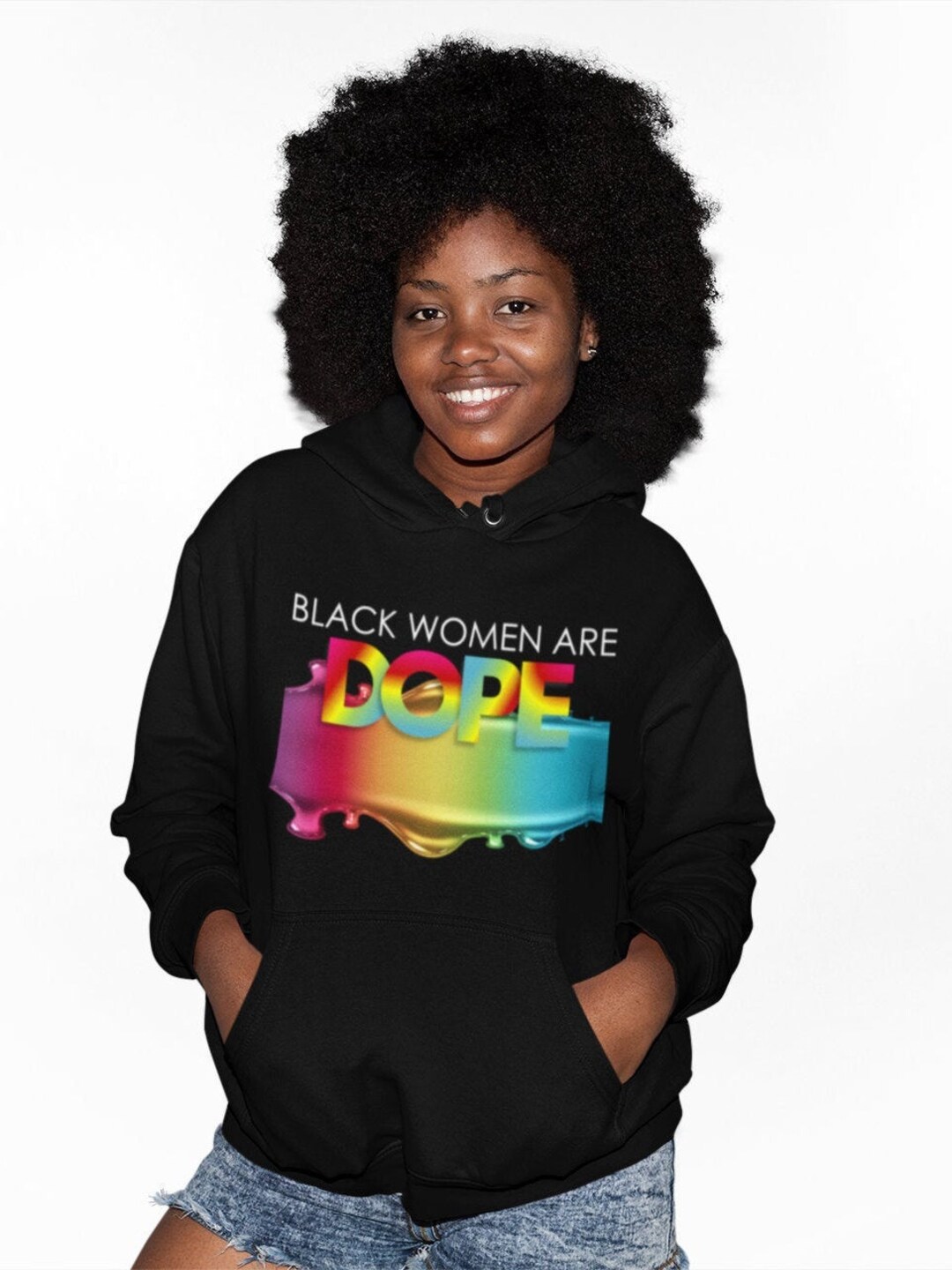 Black Women Are Dope Hoodie Sweatshirt Unisex Black Women - Etsy