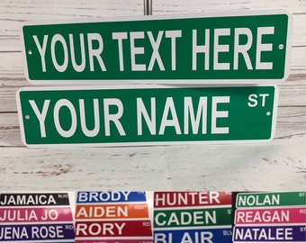 Traditional English Road Sign Personalised//Customised Vintage Street Sign