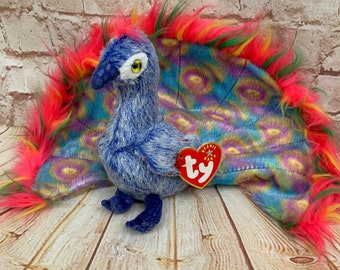 peacock beanie baby value