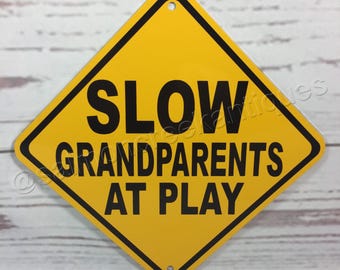 Slow Street Sign Etsy