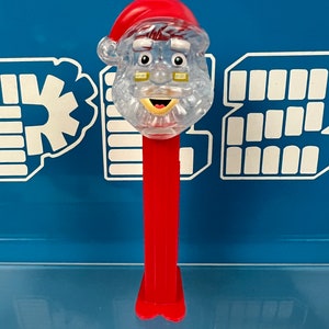 Vintage Christmas Crystal Santa Claus PEZ Dispenser
