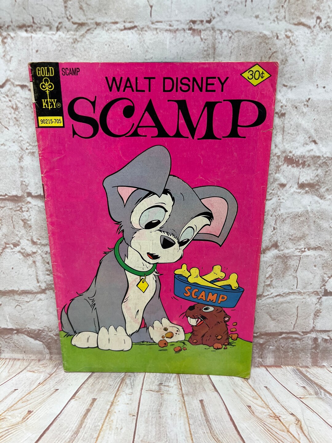 Vintage 1977 Walt Disney Scamp Gold Key Comic Book No. 35 May ‘77 - Etsy