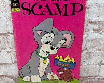 Vintage 1977 Walt Disney Scamp Gold Key Comic Book No. 35 May ‘77