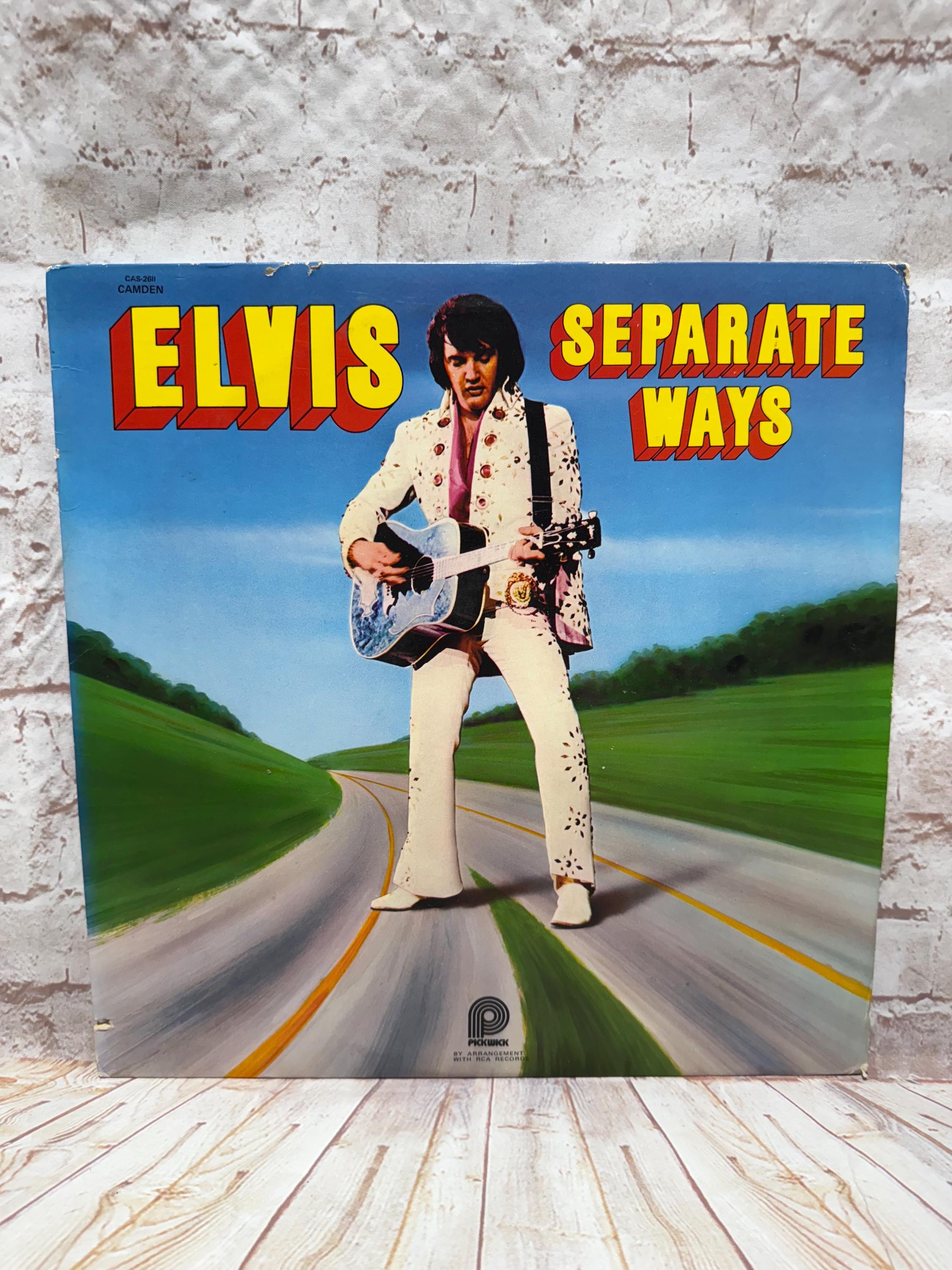 Elvis Presley Separate Ways UK盤LP Stereo Elvis Presley Separate Ways New Sealed 12” L P Vinyl Record