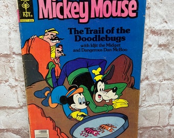 Vintage 1979 Mickey Mouse Comic Book: The Trail of the Doodlebugs