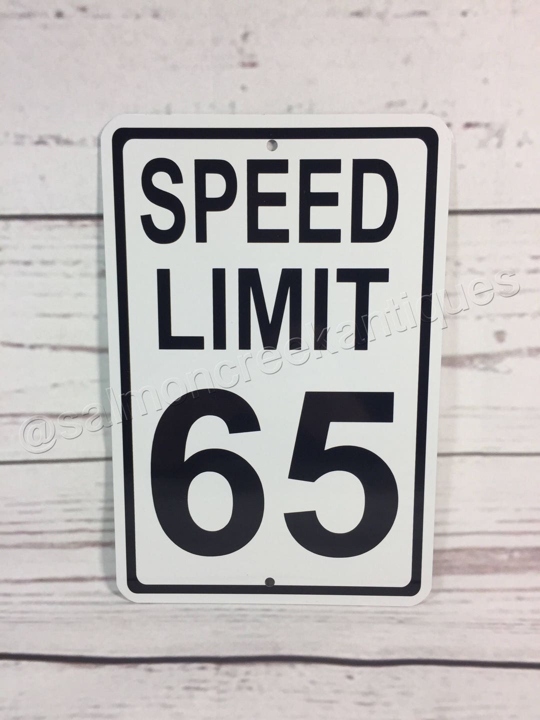 Speed Limit 65 Metal Street Traffic Sign NEW 65MPH 65th Birthday Party