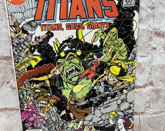Vintage 1986 Tales of the Teen Titans Titans, Gods, Giants DC Comic Book #67 July ‘86