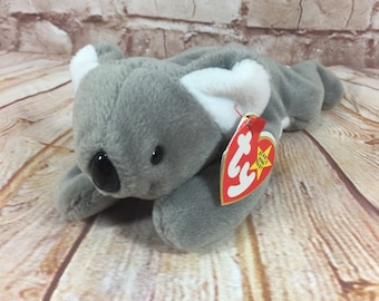 Vintage 1996 TY Mel the Koala Bear Plush Stuffed Animal the Original Beanie Babies 8&quot;