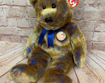 Vintage 2000 TY Clubby lll The Beanie Babies Ty Official Club Bear Stuffed Animal Beanie Babies Buddies Large 13”
