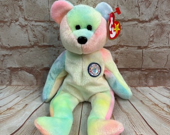 Rainbow Ty Bear | Etsy