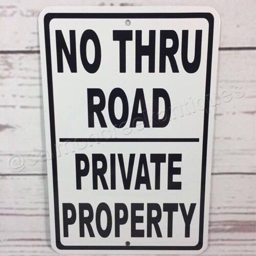 PRIVATE ROAD Speed Limit 5 Mph Metal Street Sign NEW 3 - Etsy