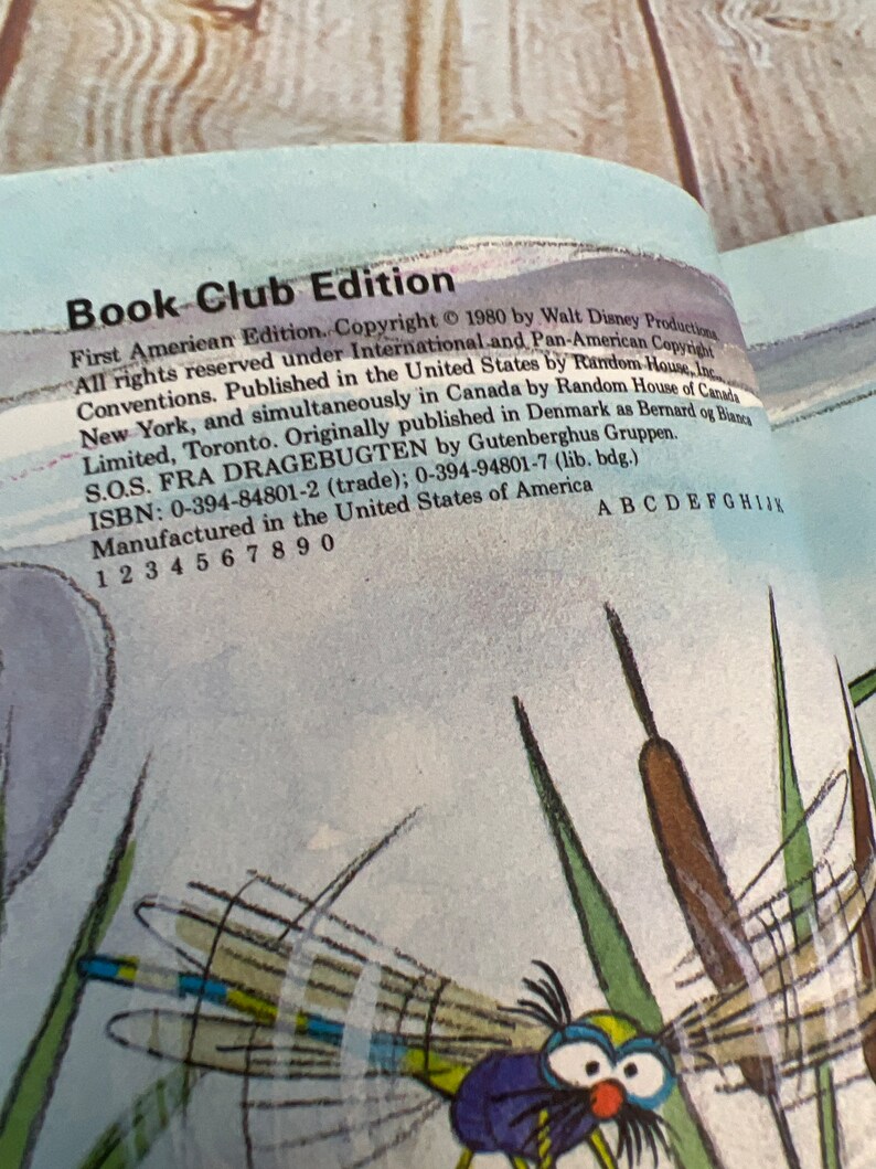 The Rescuers Book Devil Vintage 1980 Disney's the Rescuers: Trouble in Devil's Bayou Hardcover ...