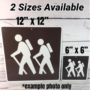 Bicycle Trail Metal Sign: Parks & Recreation Bike Path Decor image 4